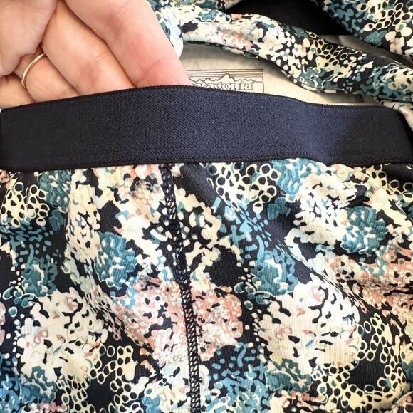 Patagonia Dress Size M Furnai Floral Neo Navy Magnolia Spring Sundress A-Line - Picture 6 of 10